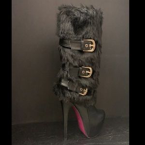 (New) Fur Stiletto Boots